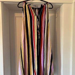 Multicolor Striped Dress by Loft, XL
